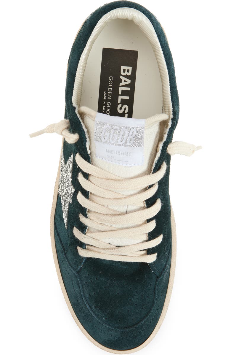 Golden Goose Ball Star Low Top Sneaker, Alternate, color, Magical Forest/ White/ Silver