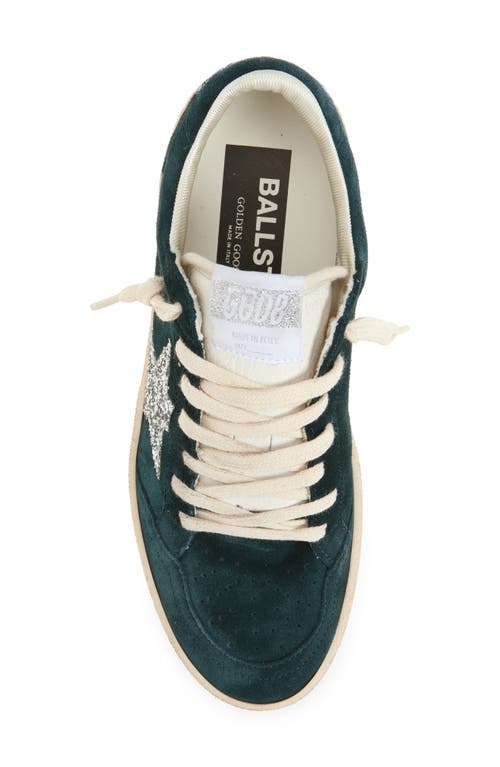 Golden Goose Ball Star Sneakers In Magical Forest/white/silver