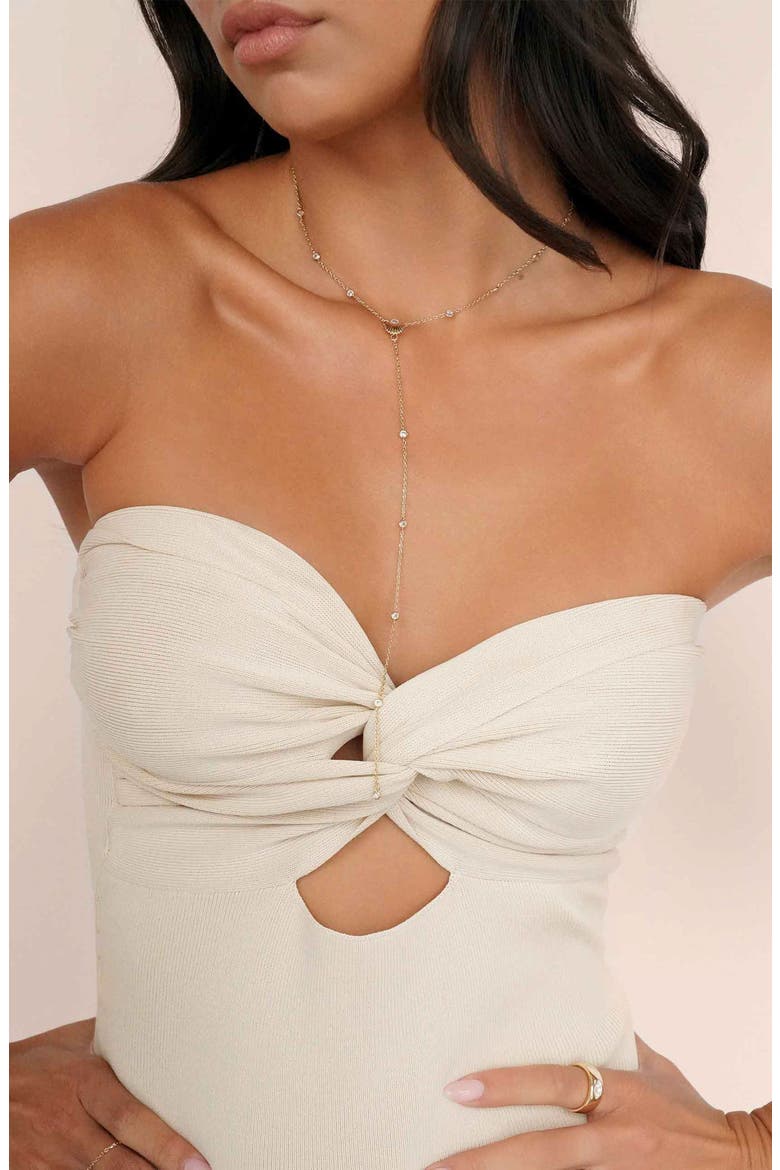 Santorini Shell Y-Necklace, Alternate, color, GOLD
