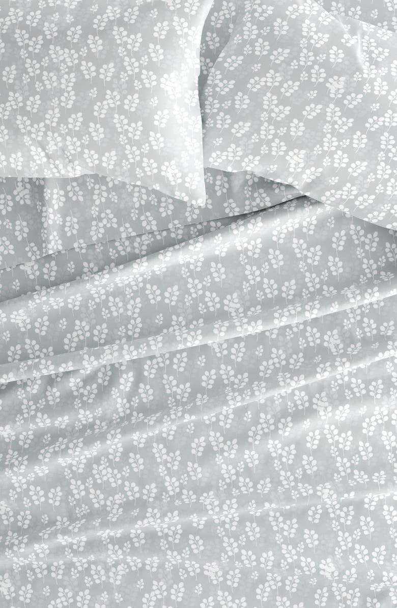 HOMESPUN Home Spun Premium Ultra Soft Wheat Pattern 4-Piece Bed Sheet Set, Alternate, color, Gray