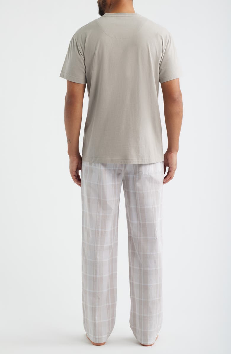 Majestic International Long Day Pajama T-Shirt & Pants, Alternate, color, Cappuccino