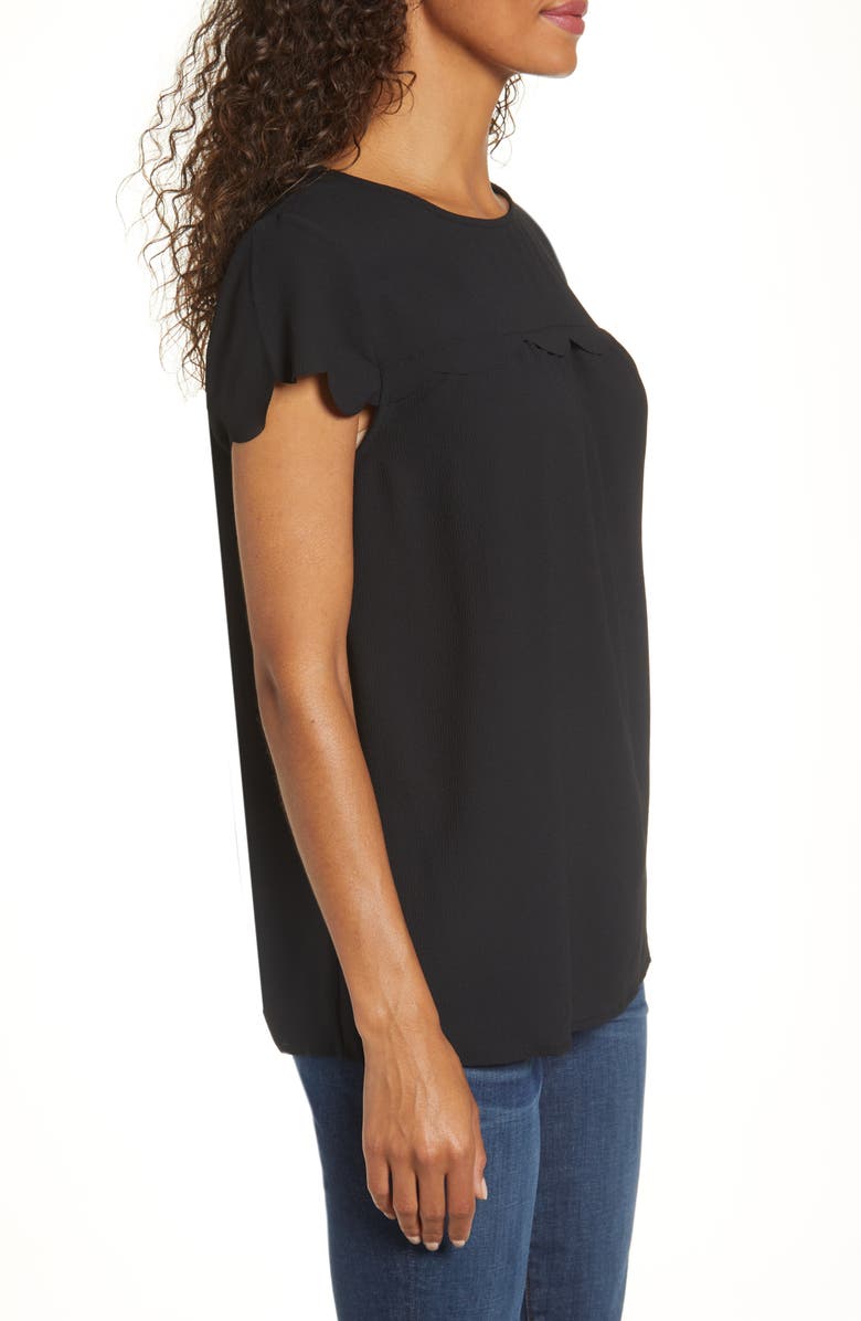 GIBSONLOOK x Fall Refresh Fancy Ashley Woven Scallop Top, Alternate, color,