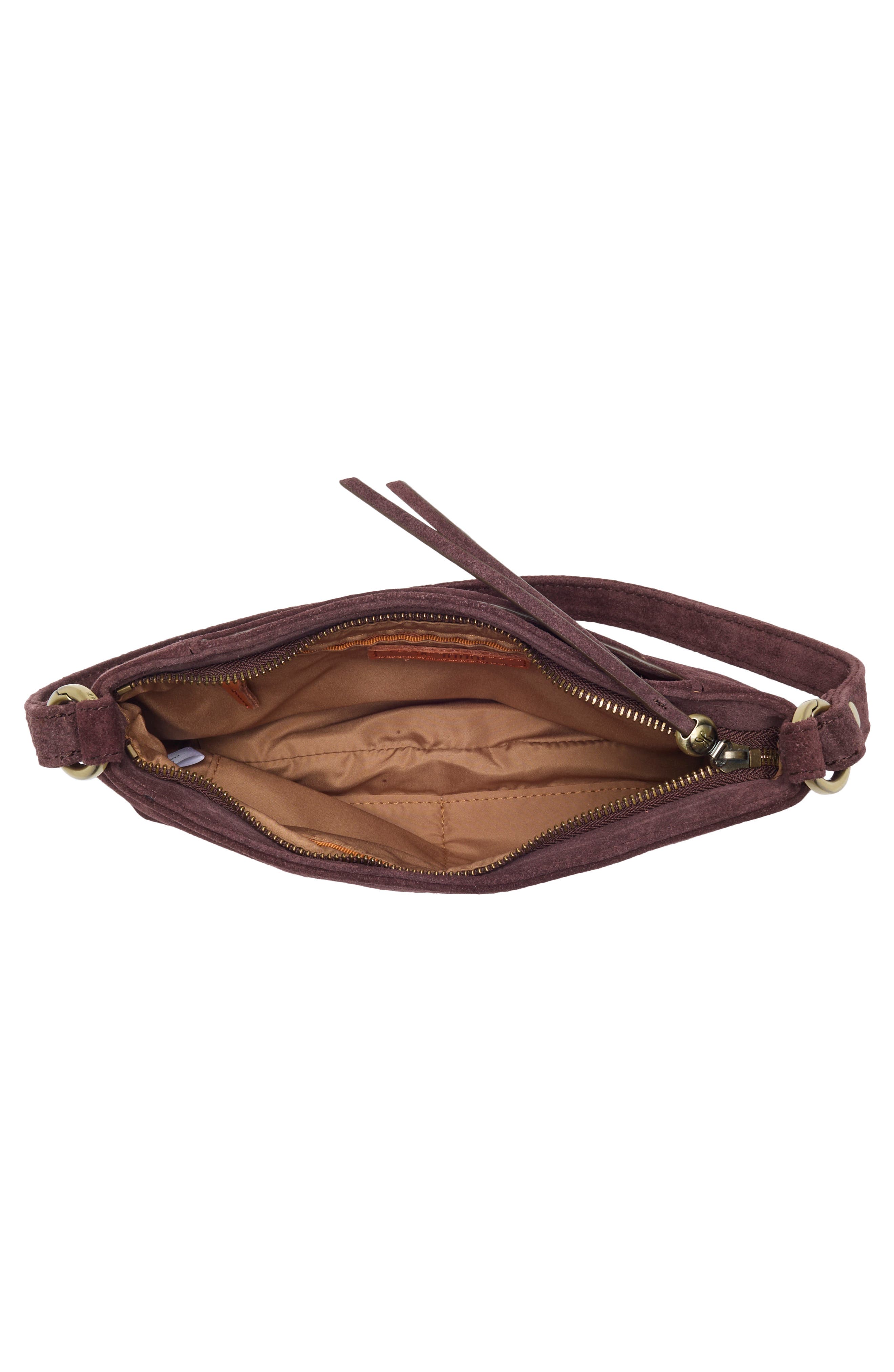 Pier Baguette Leather Bag, Alternate, color, ESPRESSO