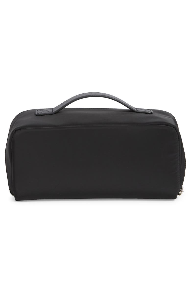 BCBG Fold Out Cosmetic Case, Alternate, color, Black