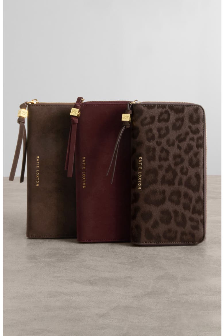Large Purse, Alternate, color, Cherry Suedette