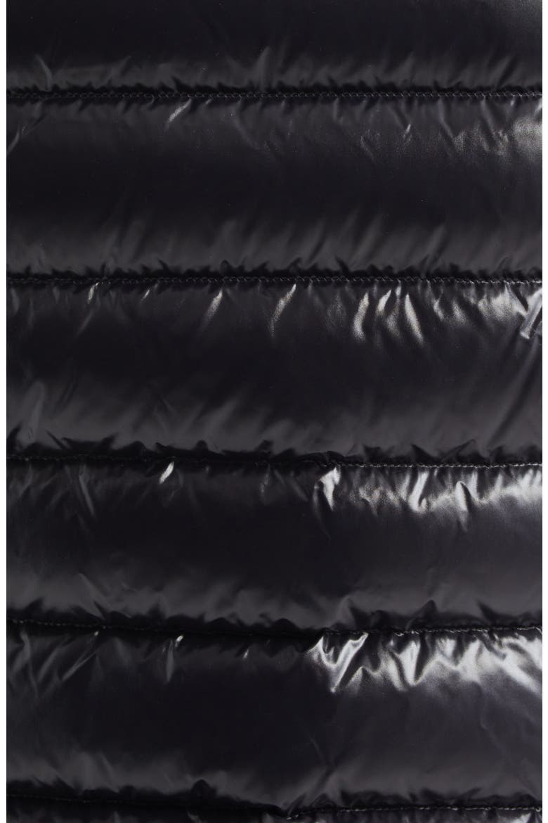Ghany Mock Neck Down Puffer Vest, Alternate, color, BLACK