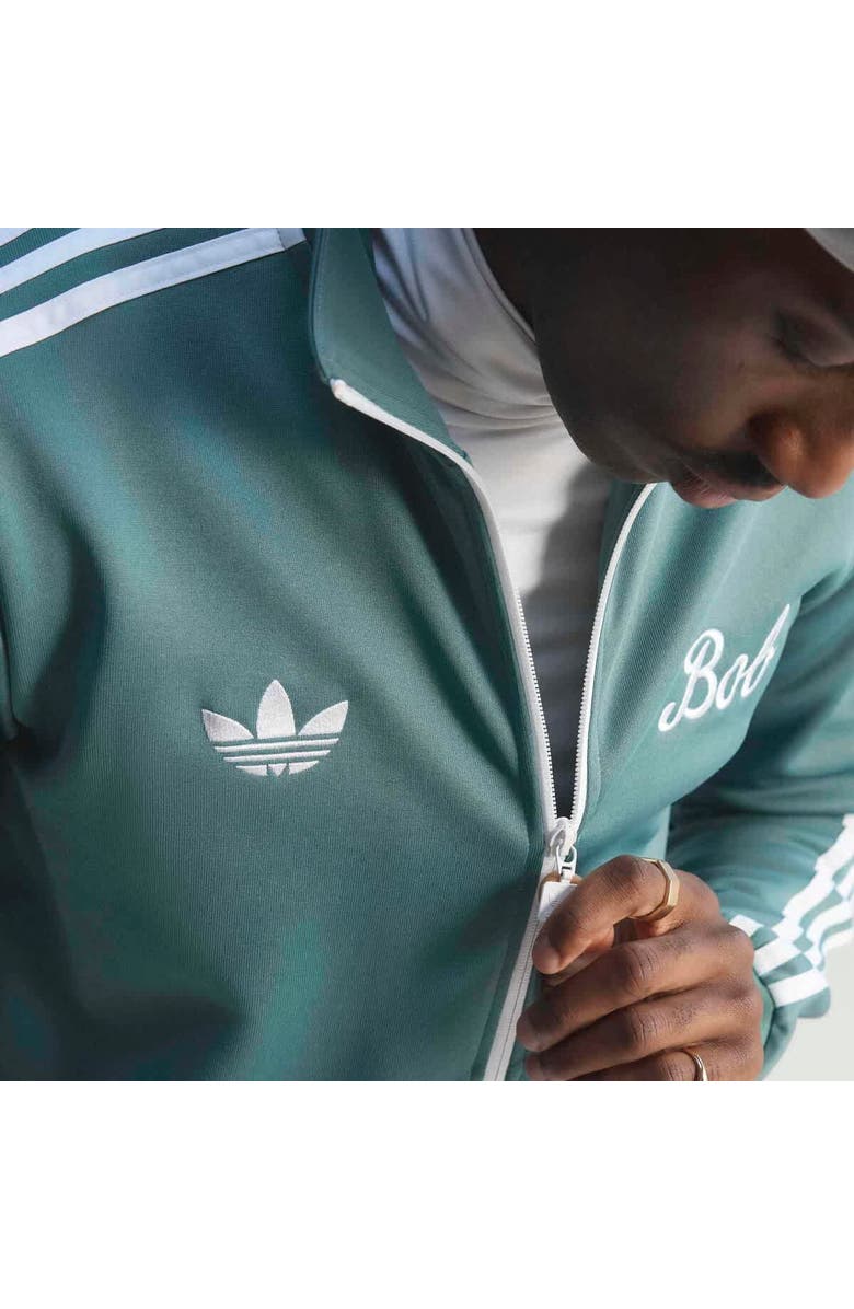 adidas Men's adidas x Bob Marley Green Jamaica National Team Full-Zip Track Jacket, Alternate, color, Green