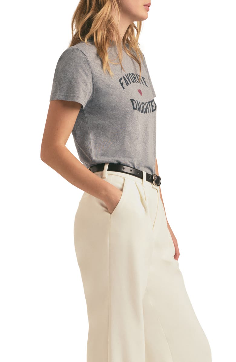 Favorite Daughter Graphic T-Shirt, Alternate, color, Heather Grey