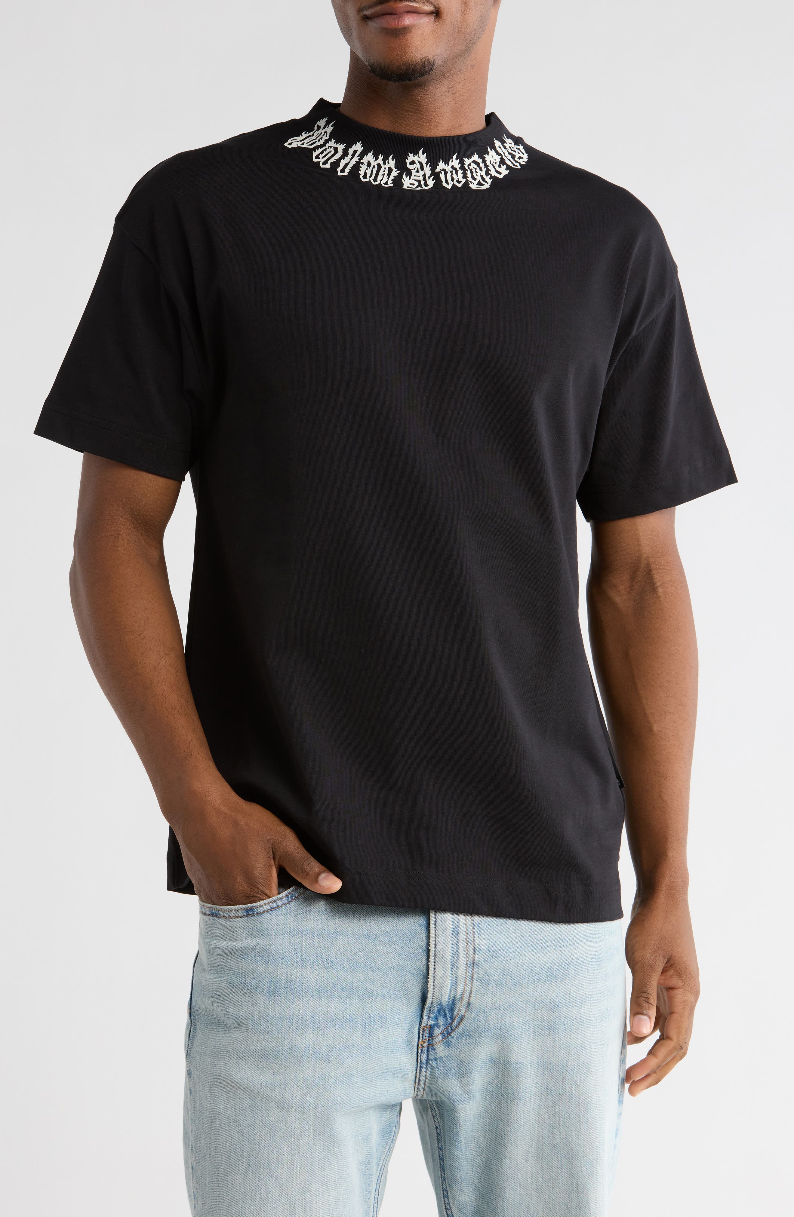 Palm Angels Logo Crewneck T-Shirt