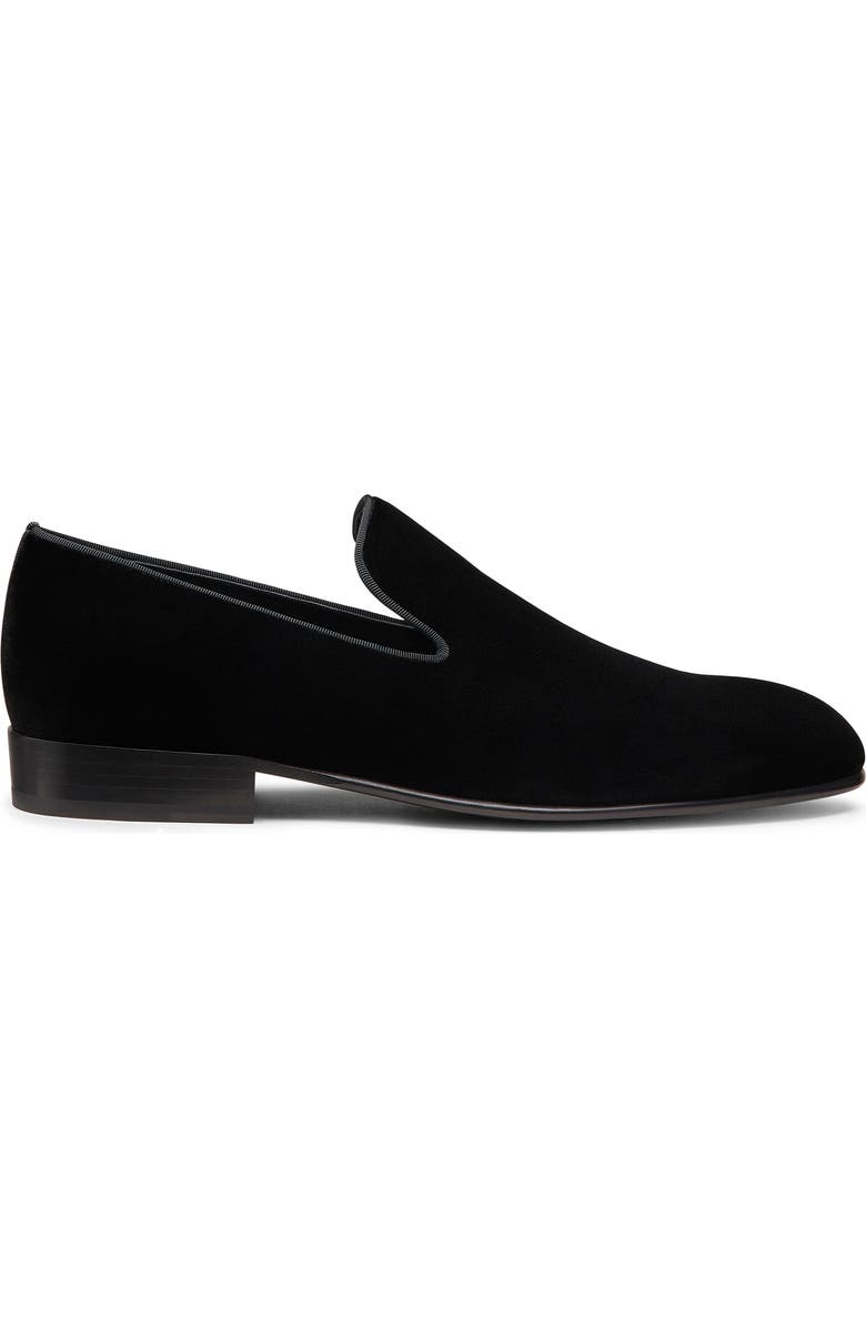 Stuart Weitzman Alfred Loafer, Alternate, color, Black/Black