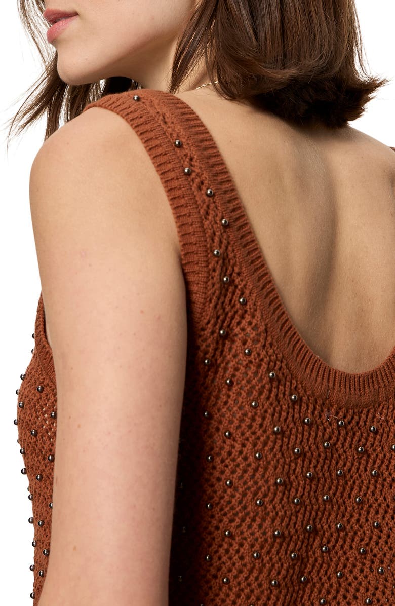 Sanctuary Dune Studded Cotton Tank, Alternate, color,