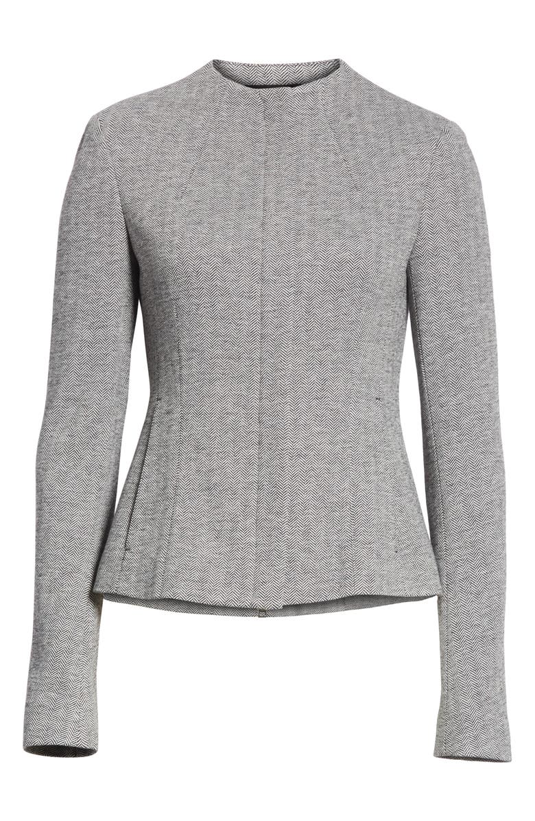 Theory Sculpted Chevron Jacket, Alternate, color,