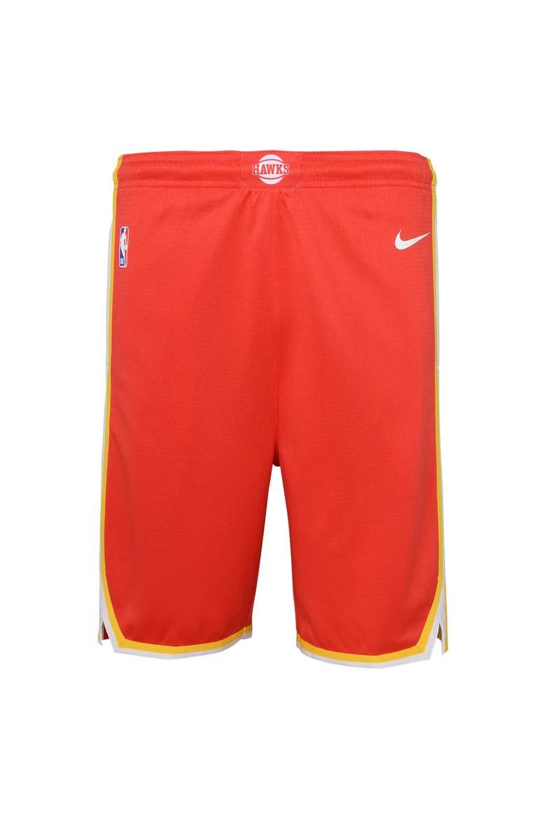 Youth Nike Red Atlanta Hawks Swingman Performance Shorts – Icon Edition, Alternate, color, Red