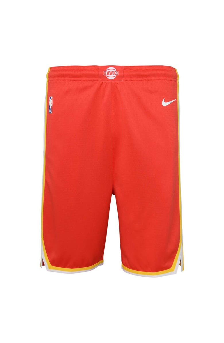 Nike Youth Nike Red Atlanta Hawks Swingman Performance Shorts – Icon Edition, Alternate, color, Red
