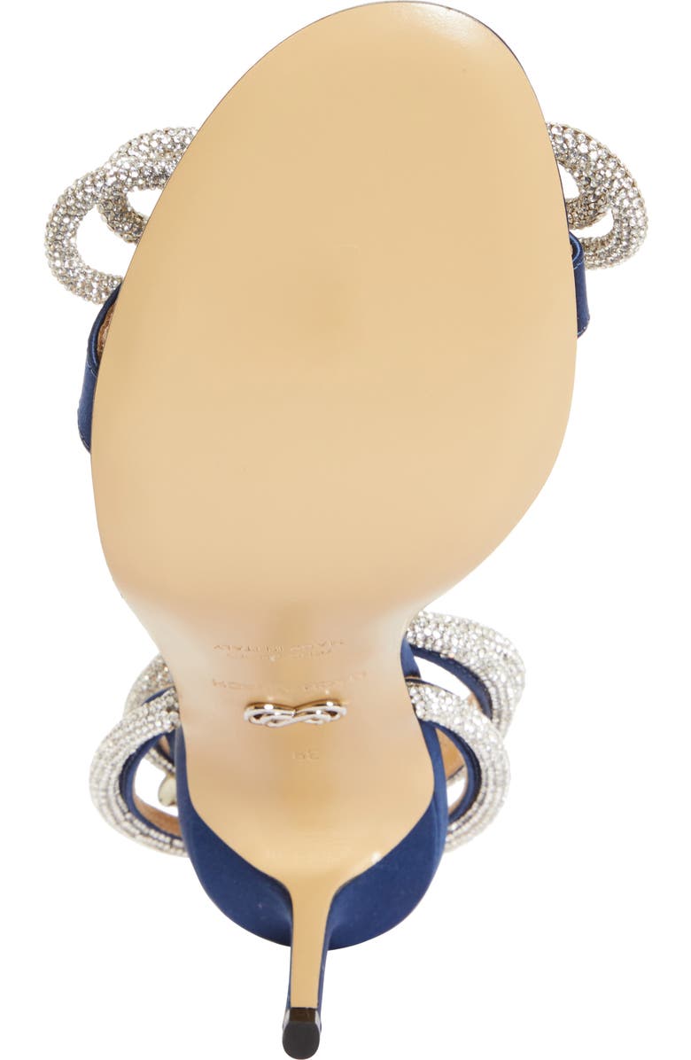 Mach & Mach Double Crystal Bow Sandal, Alternate, color,