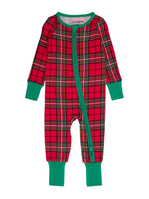 SoftSnooze Gender Incusive Holiday Convertible One Piece Pajamas (Baby)