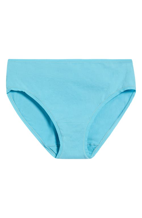 Natori Bliss Bare Cotton Hipster Briefs In Green