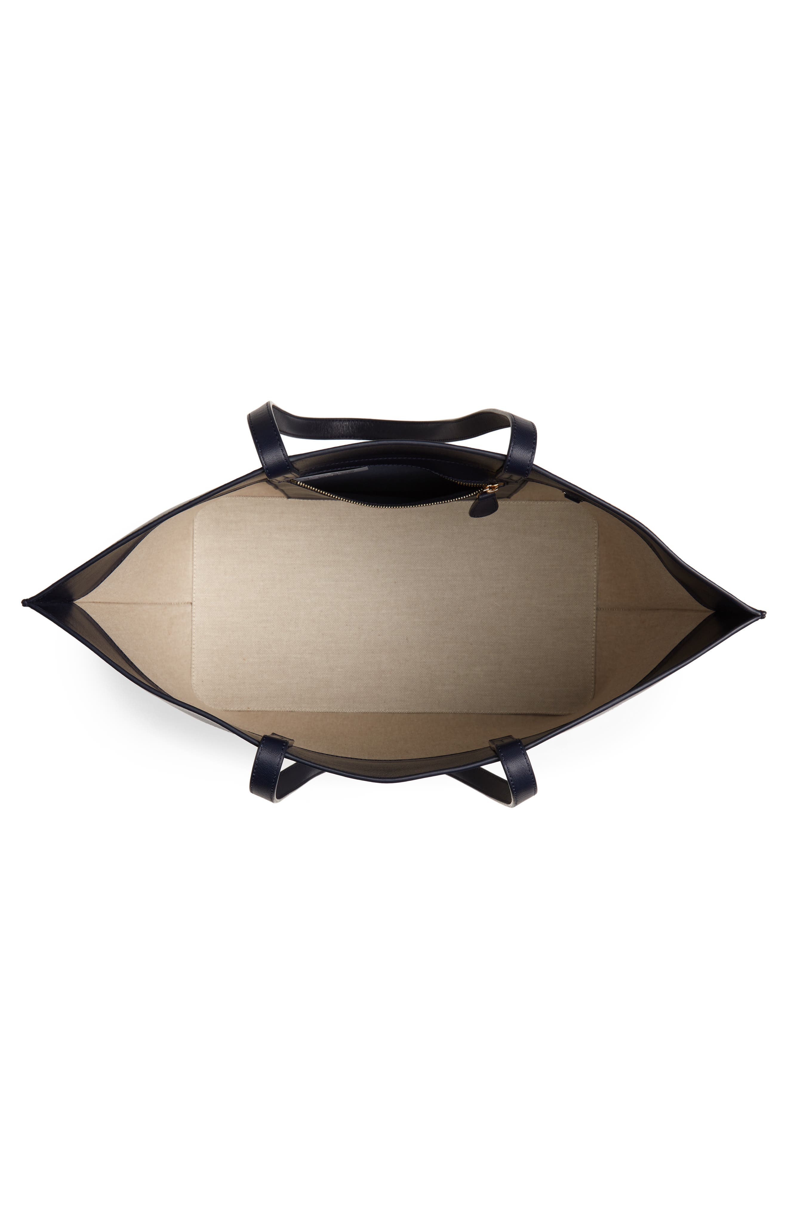 A.P.C. Totally Leather & Canvas Tote Bag, Alternate, color, 