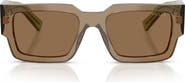 Prada 55mm Rectangular Sunglasses