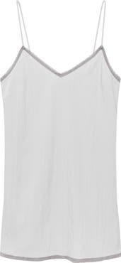 MANGO Lace Accent Chemise