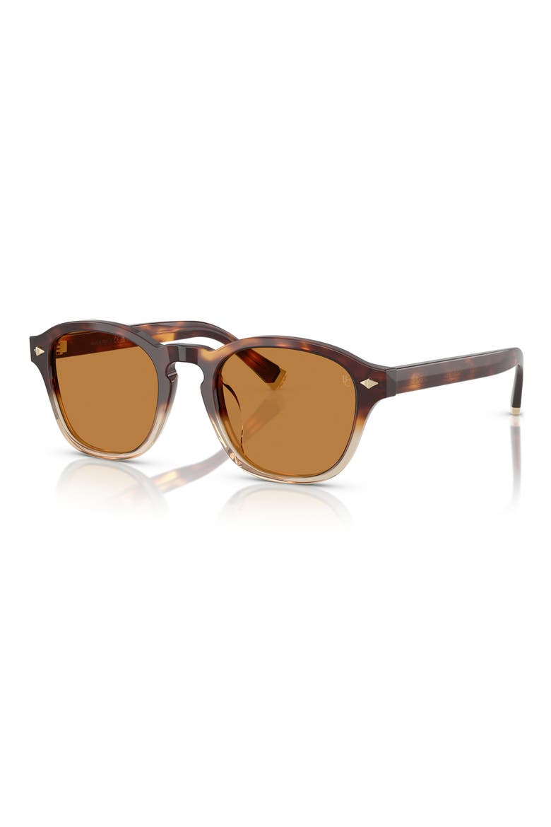 50mm Square Sunglasses, Alternate, color, HAVANA / CRYSTAL / PECAN