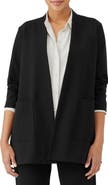 Eileen Fisher Open Front Long Jacket