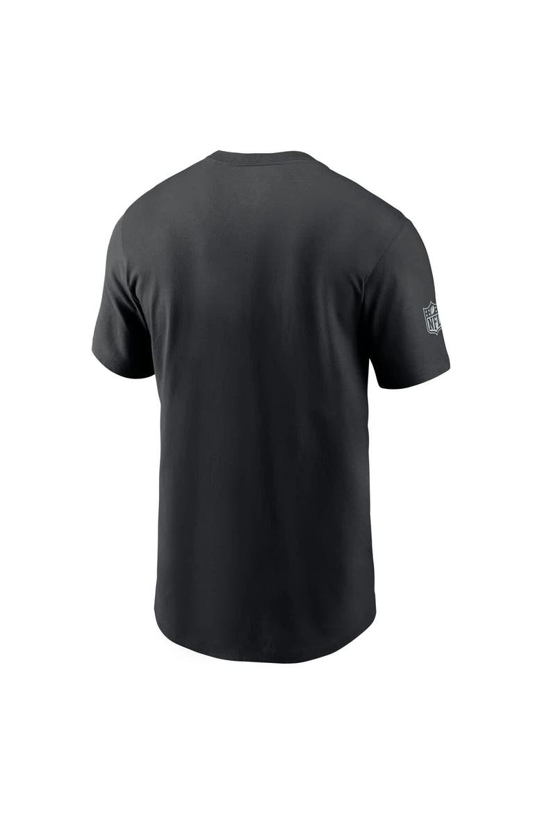 Men's Nike Black Las Vegas Raiders Sideline Performance T-Shirt, Alternate, color, Black