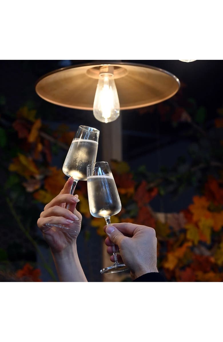 Luigi Bormioli Talismano Set of 4 Prosecco Flutes, Alternate, color, Clear