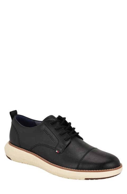 <p>Fader Faux Leather Cap Toe Derby (Men)</p>