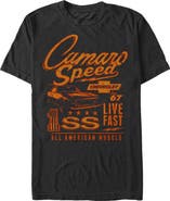 General Motors Men's General Motors Camaro Live Fast  Graphic T-Shirt
