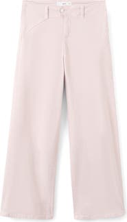 MANGO TEEN Low Rise Wide Leg Jeans