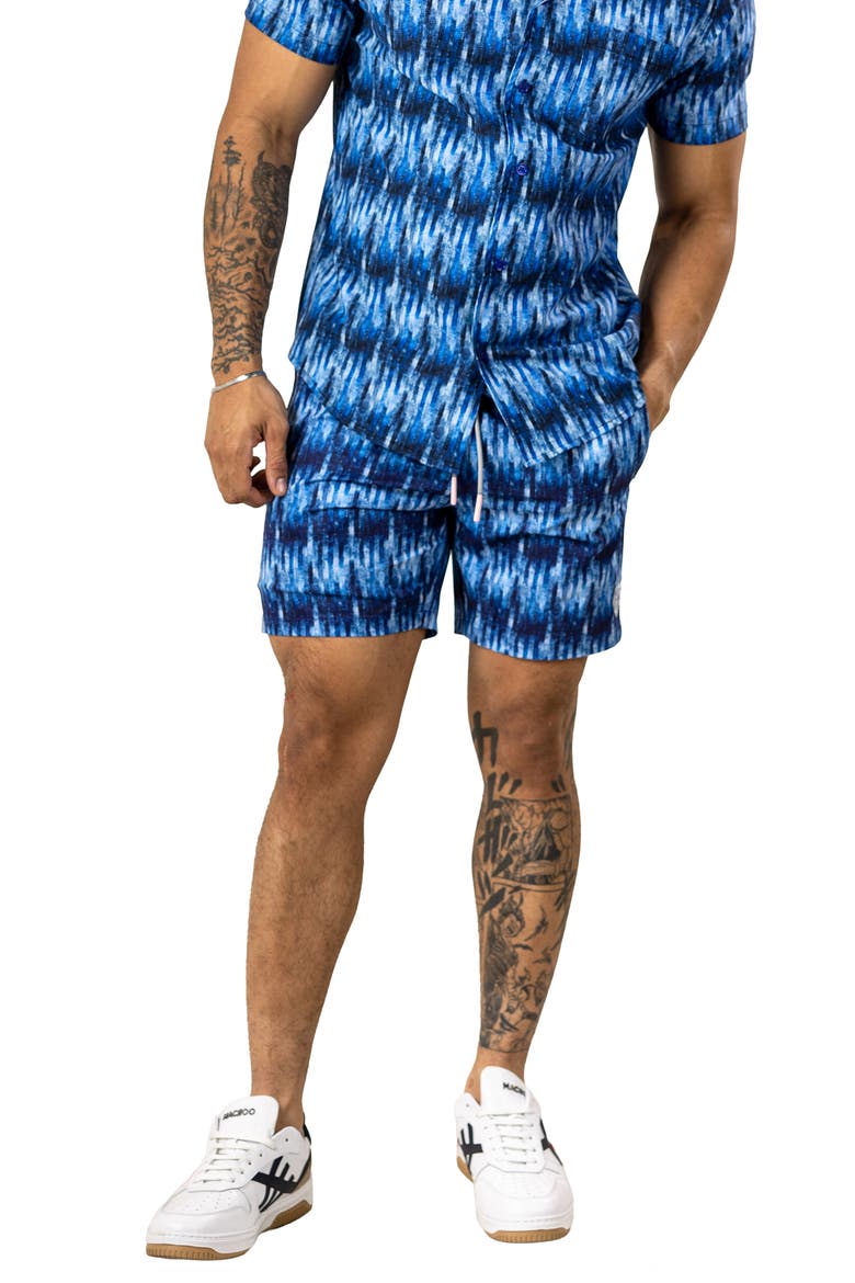 Marthyr Swim Trunks, Alternate, color, BLUE