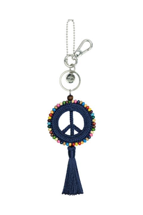 Yarnicharmz Crochet Peace Dangle