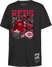 Mitchell & Ness Youth Mitchell & Ness Ken Griffey Jr. Black Cincinnati Reds Cooperstown Star Moment T-Shirt