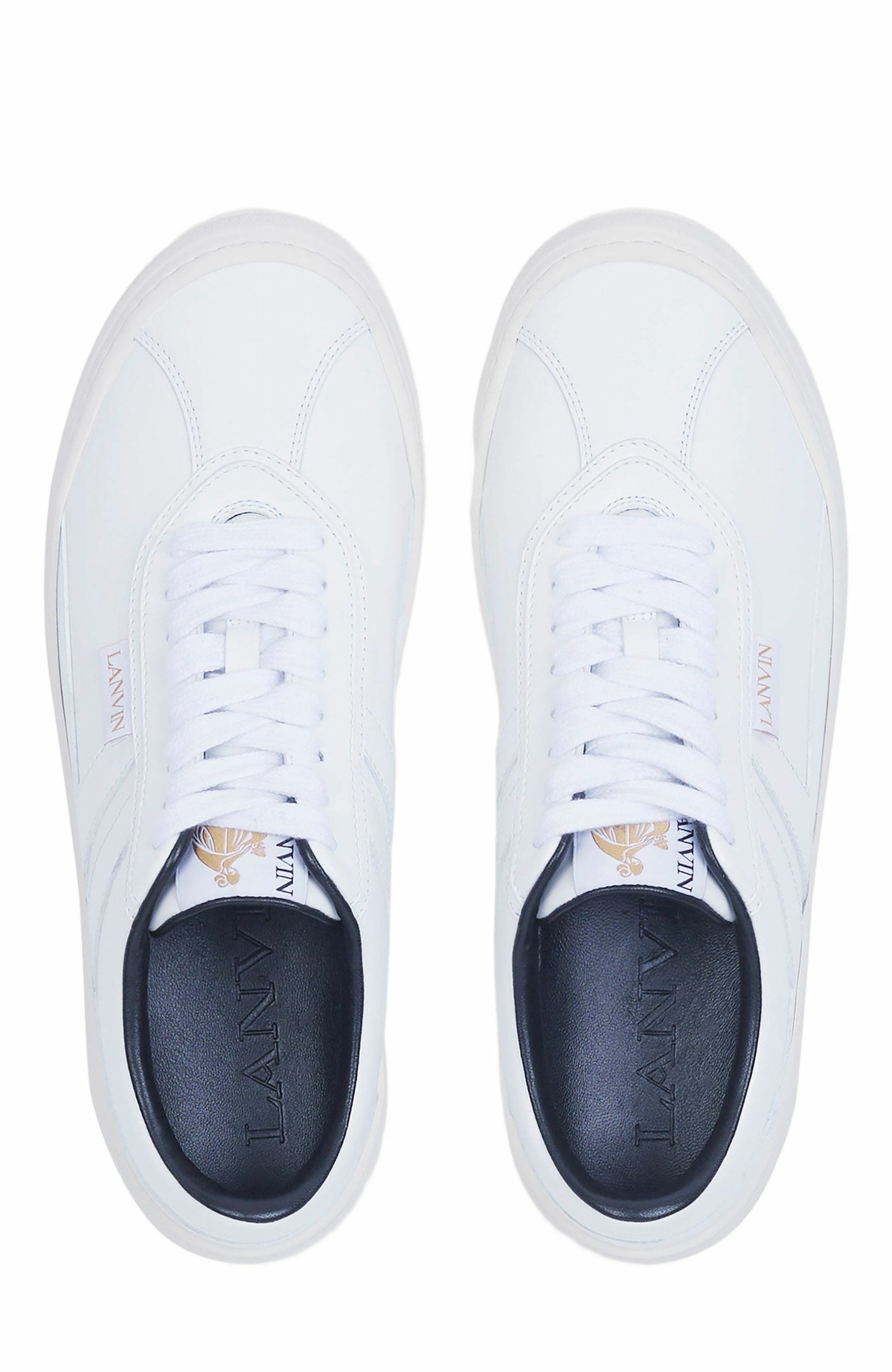 Lanvin Cash By Lanvin Sneakers In Leather, Alternate, color, 