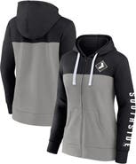FANATICS Women's Fanatics Branded Black/Gray Chicago White Sox Take The Field Colorblocked Hoodie Full-Zip Jacket