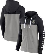 FANATICS Women's Fanatics Branded Black/Gray Chicago White Sox Take The Field Colorblocked Hoodie Full-Zip Jacket