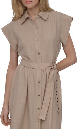 Tie Waist Shirtdress