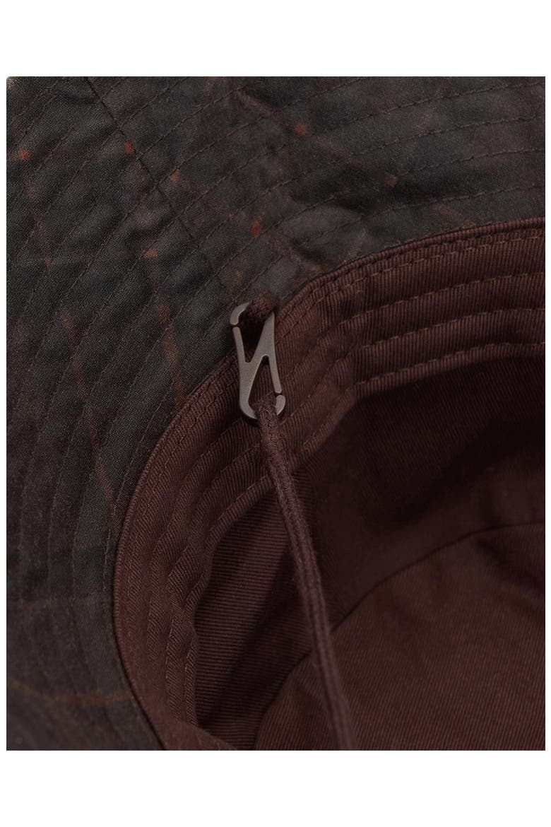 Hazelwood Waxed Cotton Bucket Hat, Alternate, color, CLASSIC/MUTED TARTAN