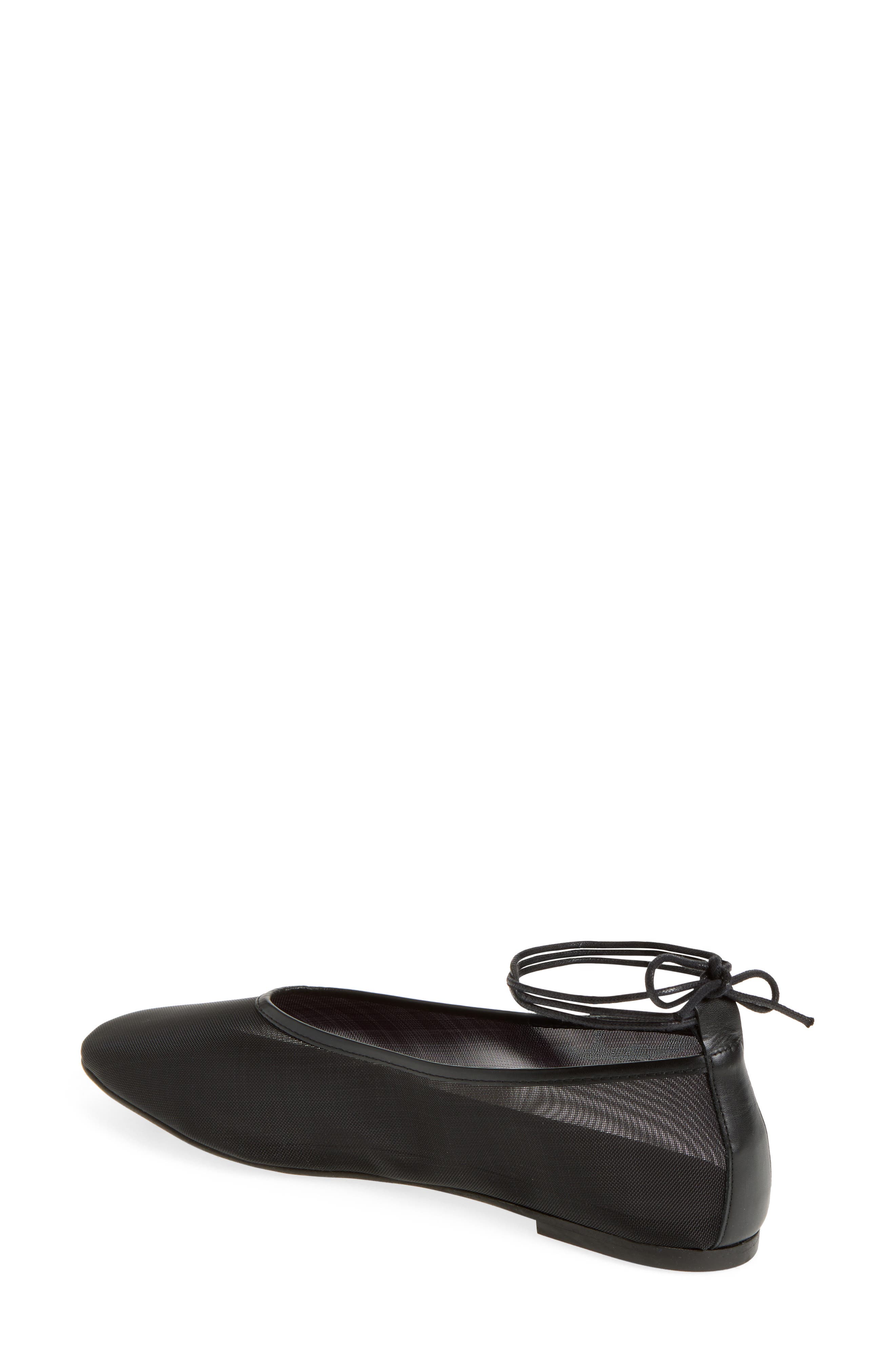 Freda Salvador Mesh Ballet Flat, Alternate, color, Black Mesh