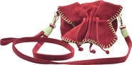 Carlos Falchi Mini Butterfly Suede Leather Bag