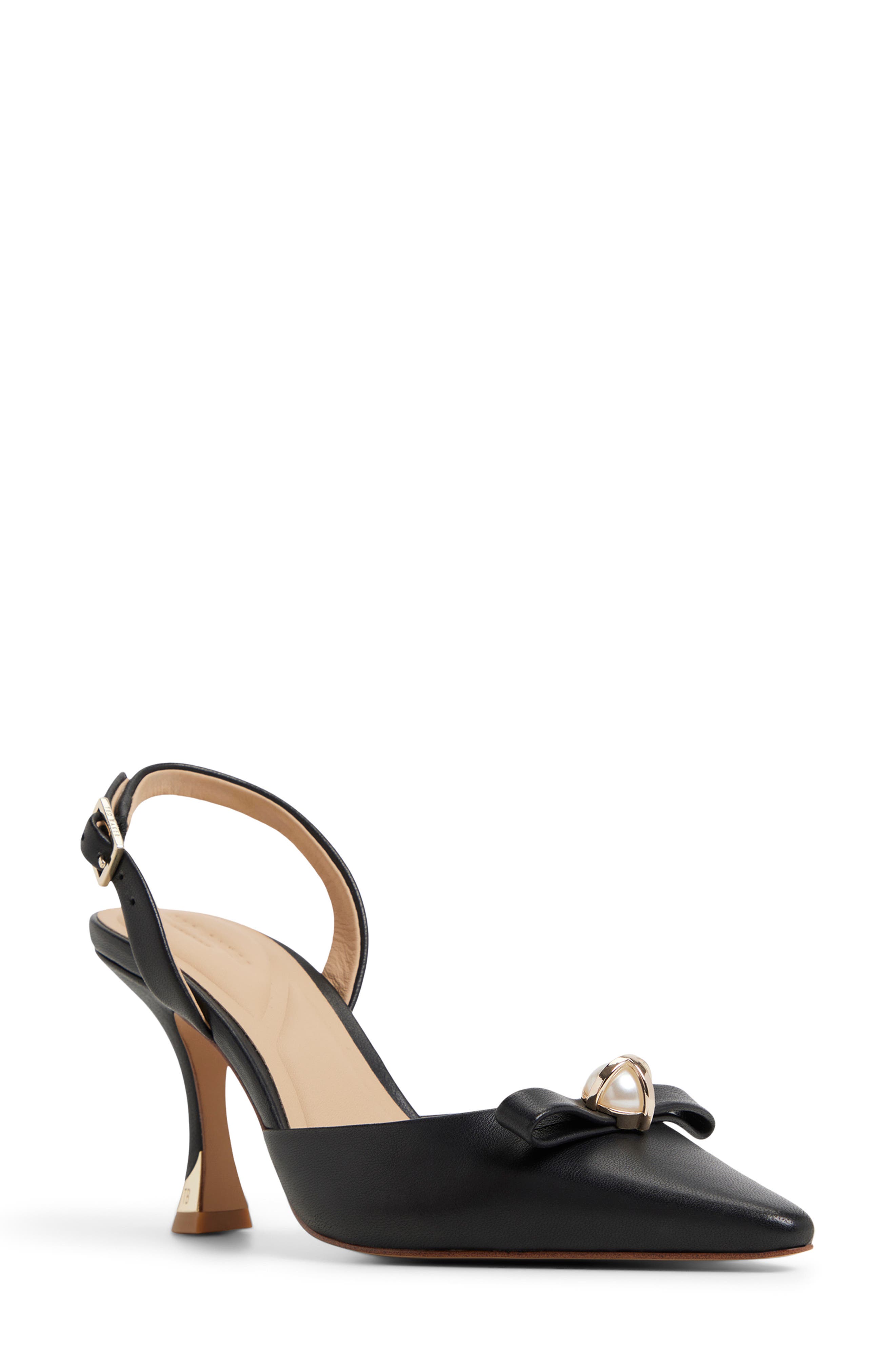 Ted Baker London Sienna Slingback Pointed Toe Pump, Main, color, Black