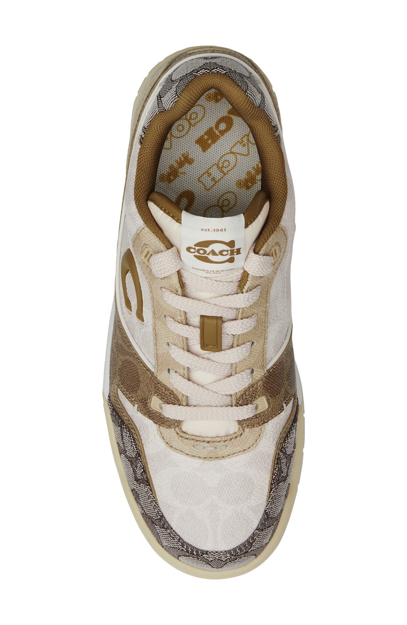 COACH Soho Sneaker, Alternate, color, Beige Multi