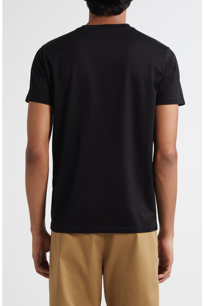 Logo Patch T-Shirt, Alternate, color, BLACK