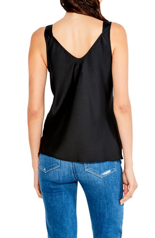 Nic + Zoe Lace Tank In Black