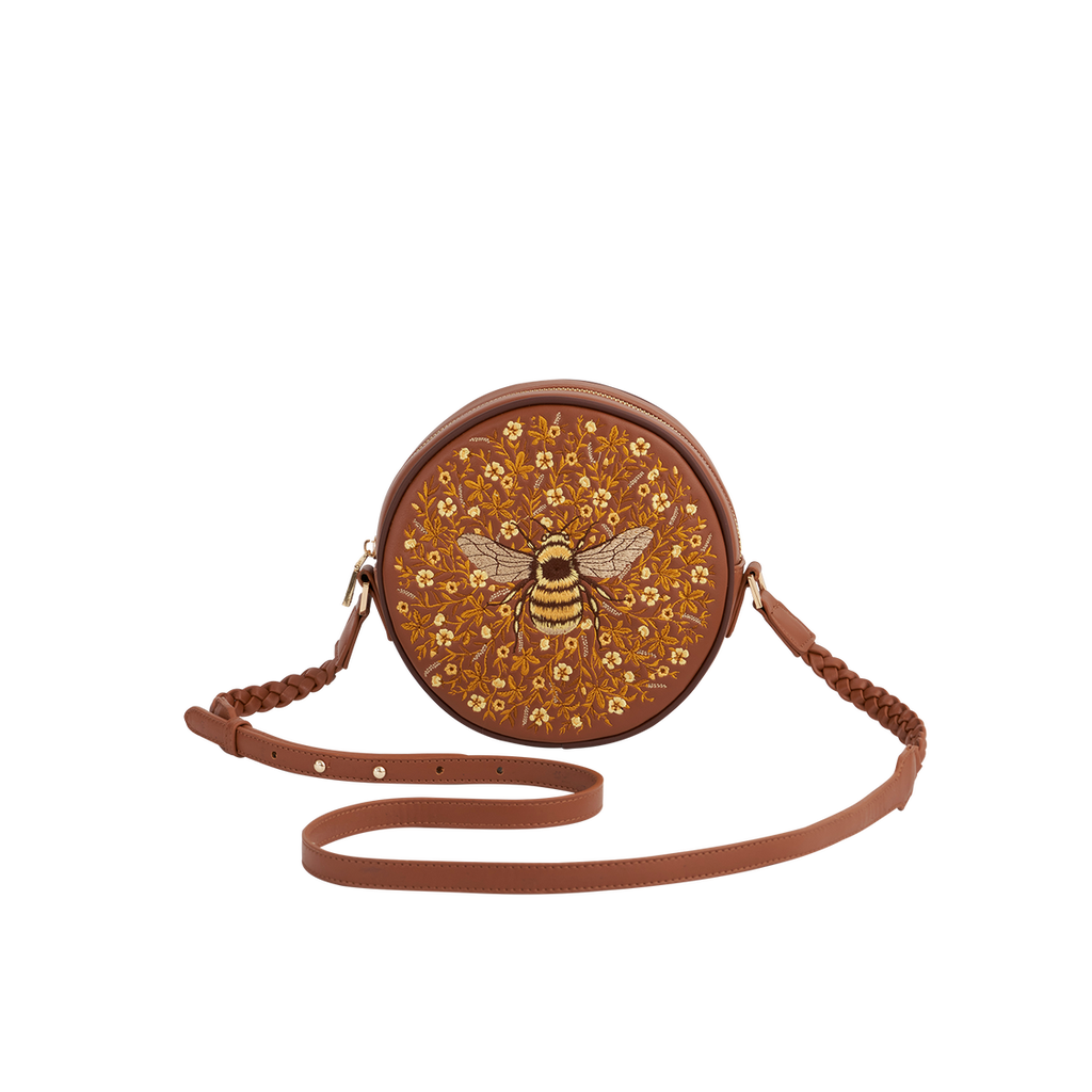 Fable England Bumble Circle Bag In Brown