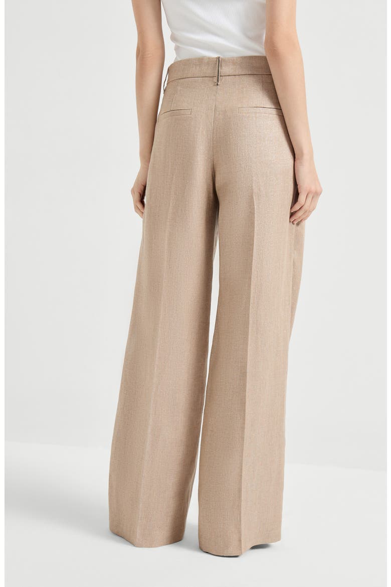 Loose Pleated trousers, Alternate, color, Antique Pink