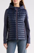 Tommy Hilfiger Mixed Media Puffer Jacket