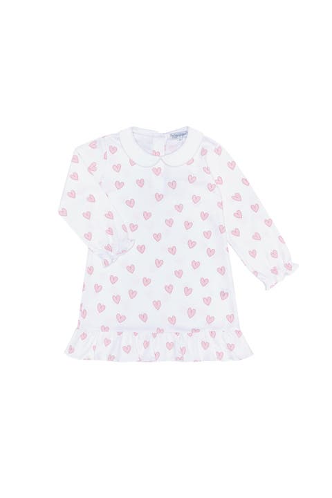 Pink Heart Print Long Sleeve Playtime - Toddler & Little Kid