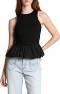 Avec Les Filles Peplum Tank